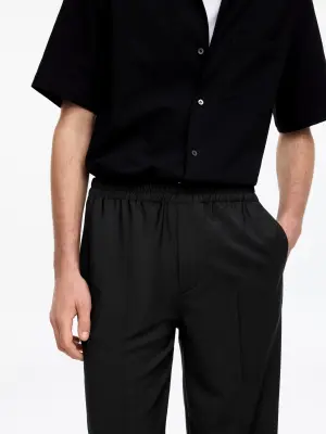 Pantalon ample à enfiler - Noir — photo 3