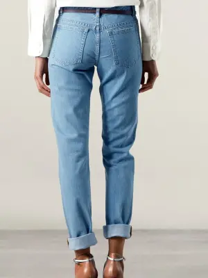 Jean Petit New Standard en toile denim japonaise bleu clair NEUF Prix boutique 160€ Taille 34 — photo 3