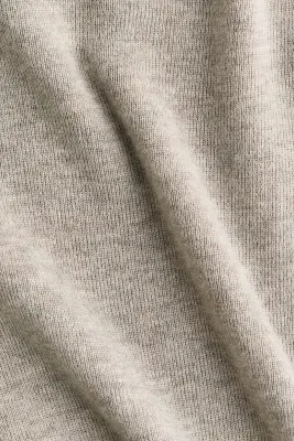 Top en maille fine de cachemire mélangé - Taupe clair — photo 3