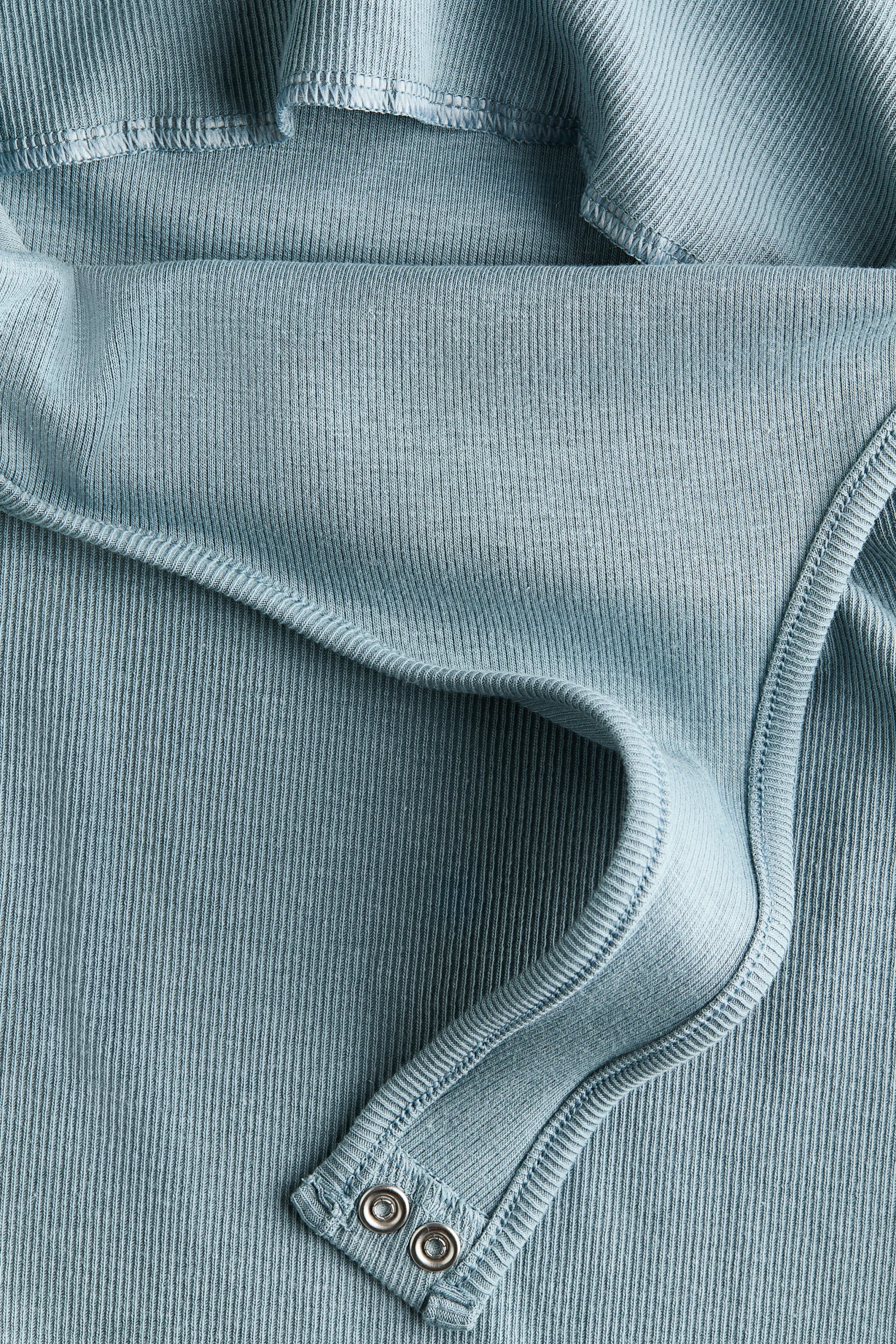 MAMA Robe d'allaitement côtelée - Turquoise ancien