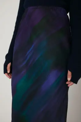 Jupe en viscose Berg DIFFRACT — photo 3