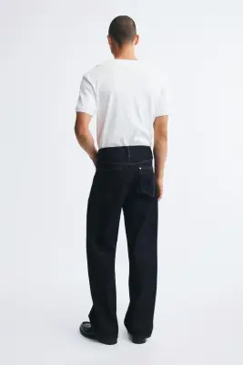 Loose Jeans - Bleu denim foncé — photo 2