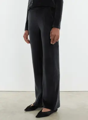 Pantalon en coton organique, modal et élasthanne — photo 3