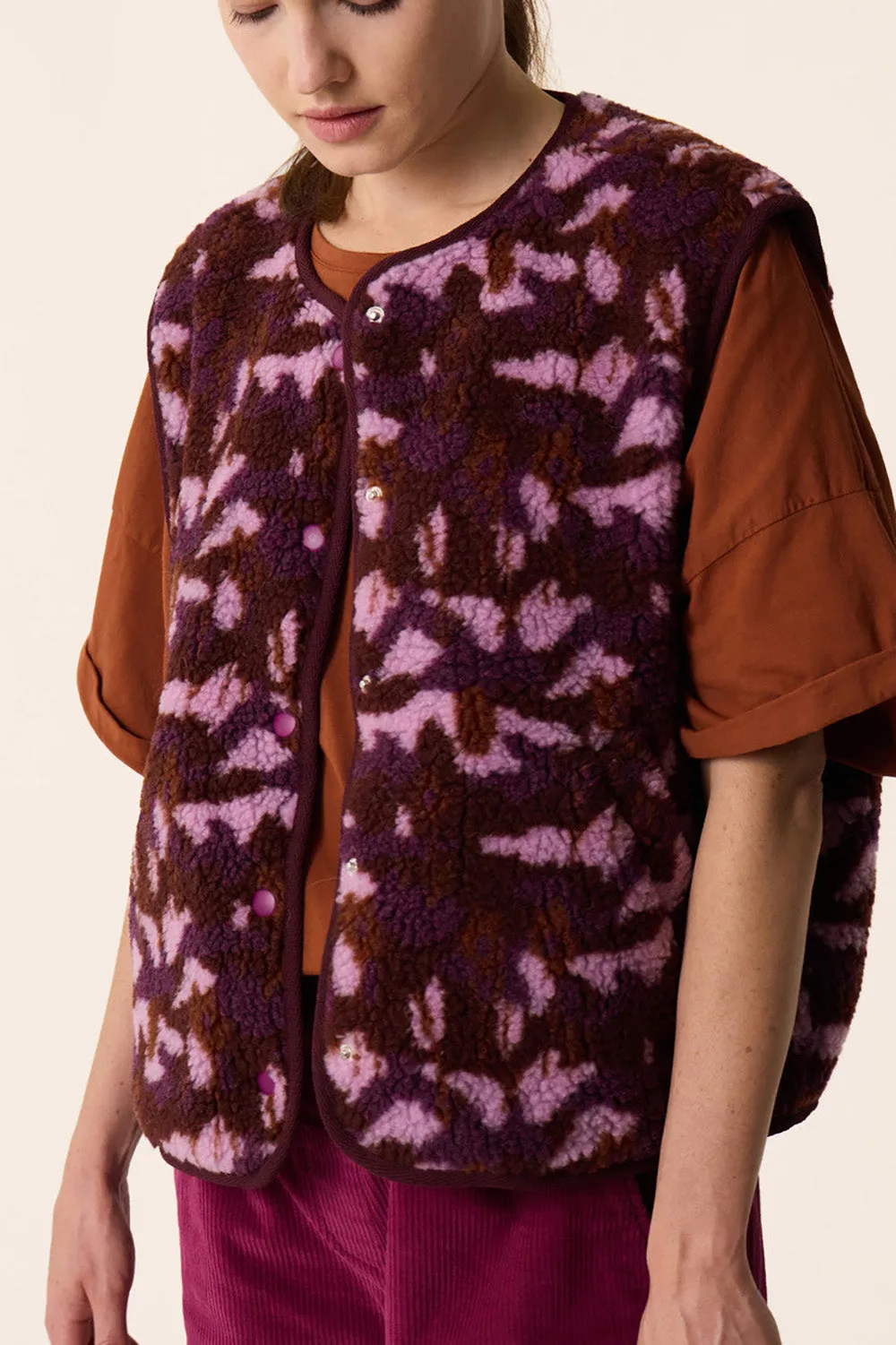 Veste maille sans manches Kadi Manitou Bruyere