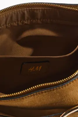 Sac porté épaule avec bride décorative - Marron — photo 2
