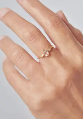 BAGUE MADEMOISELLE - Or blanc 18 carats — photo 5