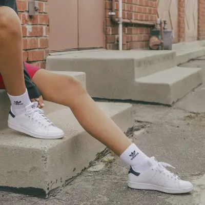 Adidas Stan Smith White Green — photo 4