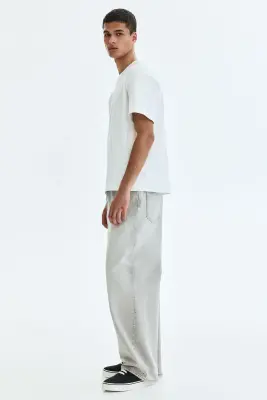 Baggy Jeans - Gris denim clair — photo 4