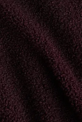 Veste en tissu peluche - Bordeaux — photo 5
