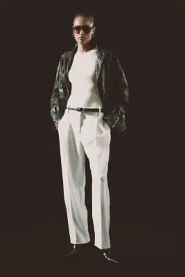 Pantalon chic - Blanc — photo 2