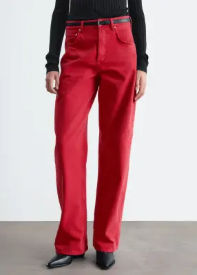 Jean barrel - Rouge — photo 3