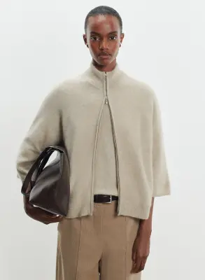 Gilet en raccoon et polyamide