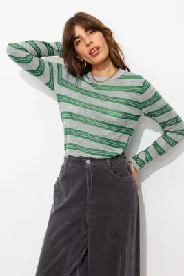 Pull avec laine et alpaga — photo 5