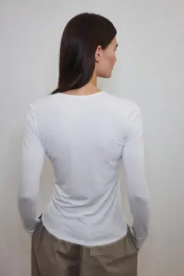 Top Warming Slim Fit - Blanc — photo 3