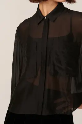 Chemise Sodisco Noir — photo 1