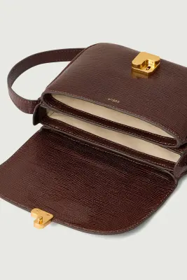 SAC BELLISSIMA MINI CHOCOLAT LÉZARD — photo 4