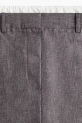 Jupe crayon à double ceinture - Gris — photo 1