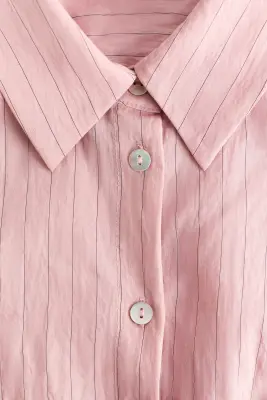 Chemise cintrée - Rose ancien/rayé — photo 4