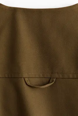 Veste sans manches en twill - Olive doré foncé — photo 5
