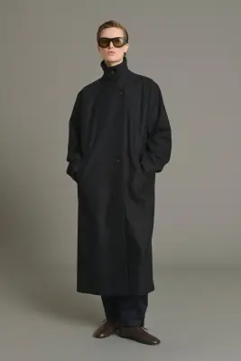 MANTEAU GERMAIN NOIR — photo 1