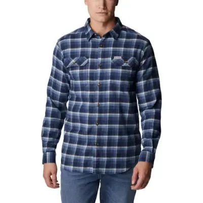 COLUMBIA CHEMISE CARREAUX Bleu — photo 1