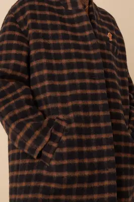 manteau nelita carreaux paula — photo 2