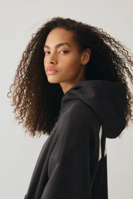 Hoodie oversize - Noir — photo 3