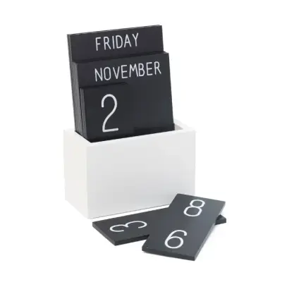 Calendrier Perpétuel Bois Noir — photo 3