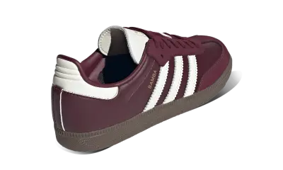 Adidas Samba OG Maroon Off White Gum — photo 3