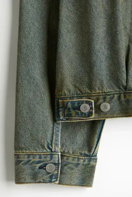 Veste Loose Fit en denim - Bleu denim — photo 2