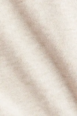 Pull oversize en maille fine - Beige clair chiné — photo 3
