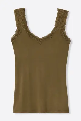 Top à bretelles dentelle Femme