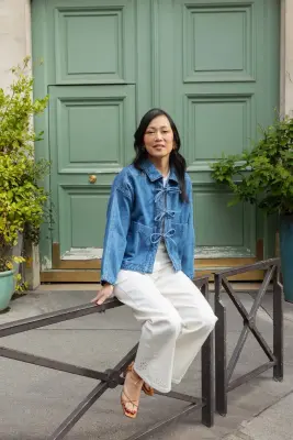 Veste en jean Melissa - noeuds — photo 4