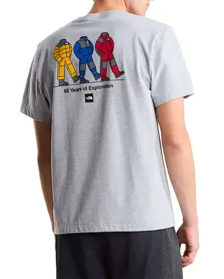 M TNF Celebration Relaxed SS Tee TNF Pale Grey Heather — photo 2