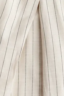 Jupe-culotte avec détails croisés - Beige clair/rayures tennis — photo 3