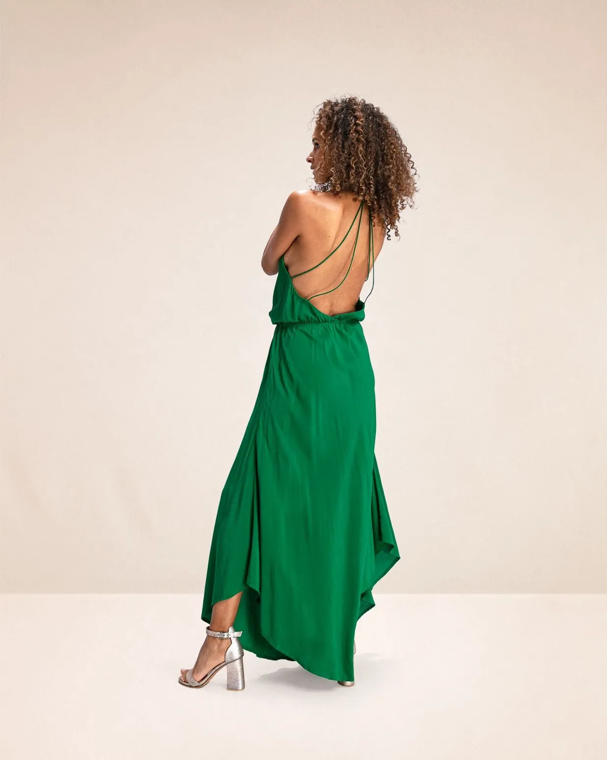 Robe longue Cruz Joly Green – Karma Koma