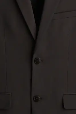 Veste Slim Fit - Marron foncé — photo 4