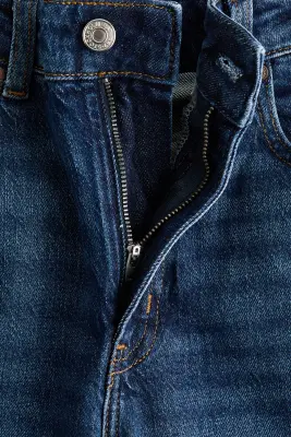 Wide High Waist Jeans - Bleu denim — photo 5