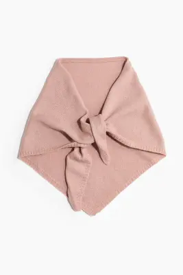 Foulard en maille fine - Rose ancien clair — photo 1