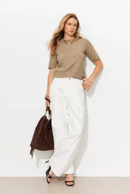Pull manches courtes Femme — photo 3