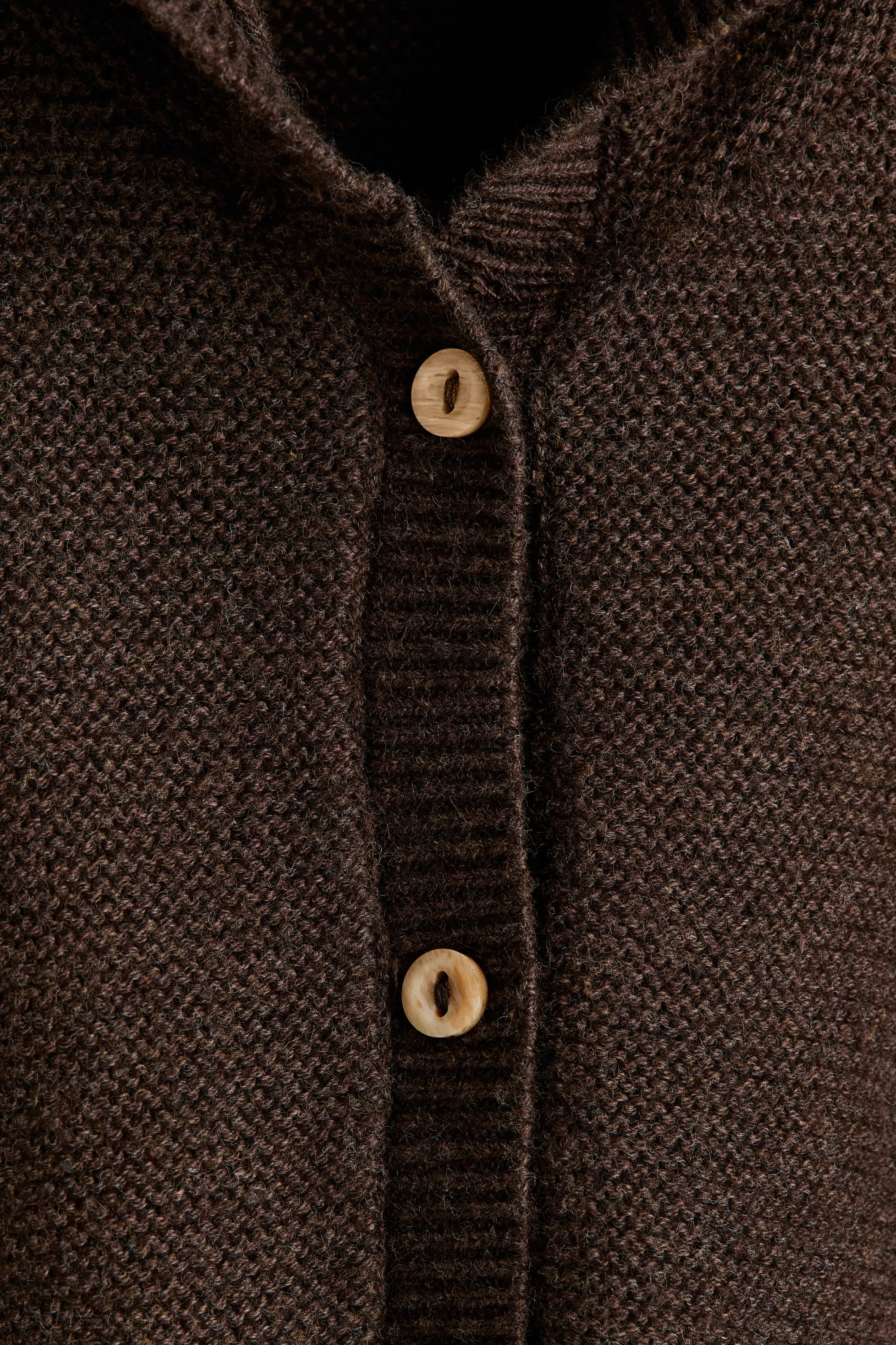 Combinaison en maille de coton - Marron