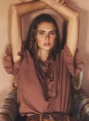 Nouveau ! XIRENA Blouse Brie Ginger Brown — photo 2
