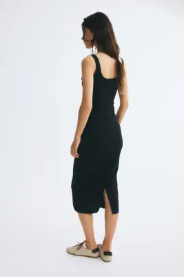 Robe moulante - Noir — photo 2