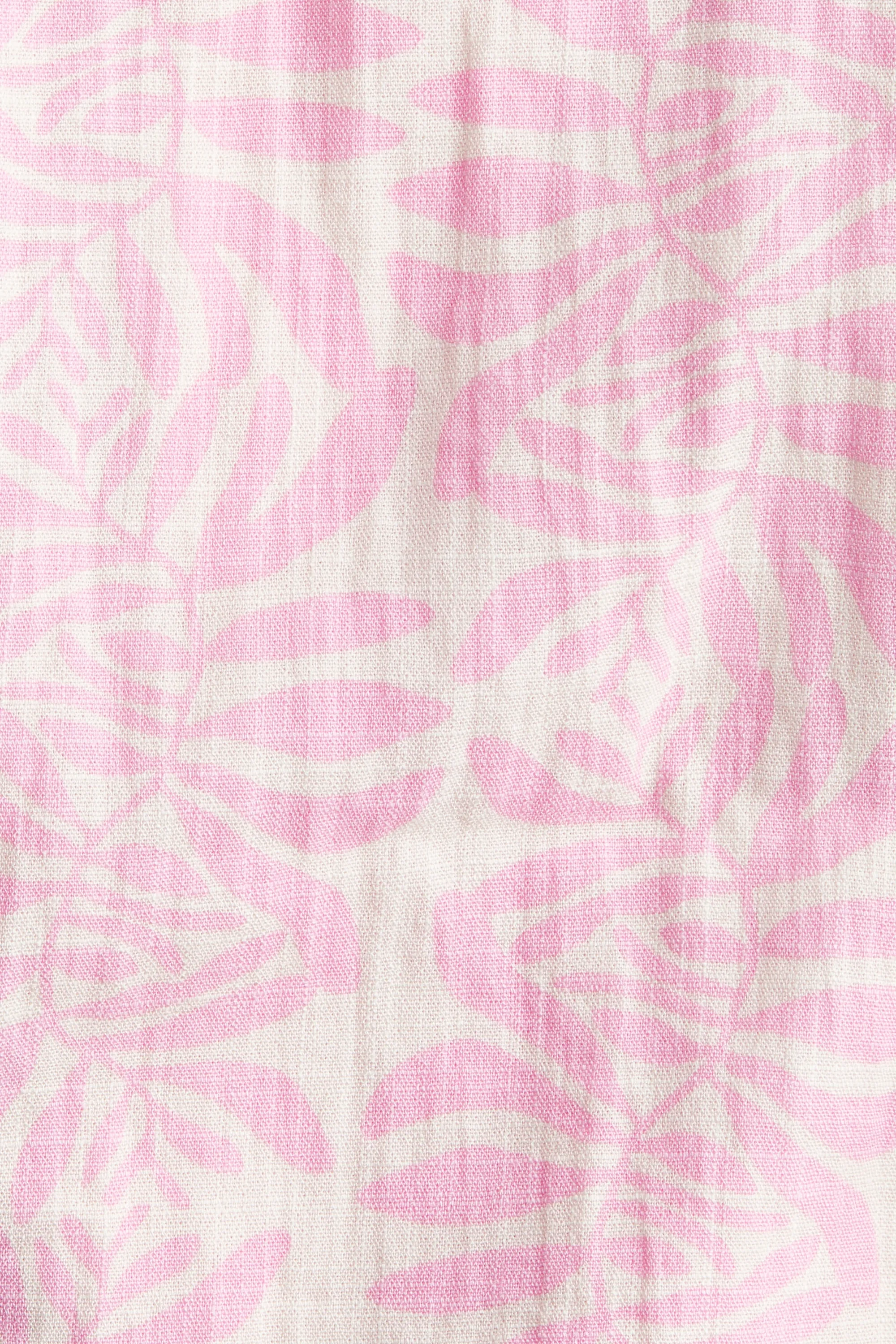 Robe avec nœud dans le dos - Rose clair/motif
