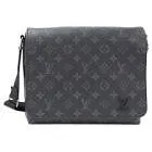 Sac district pm toile monogram eclipse avec bandouliere