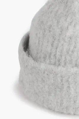 Alpaca Beanie - Gris Chiné — photo 5