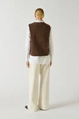 BLOUSON FUSIL MARRON — photo 3