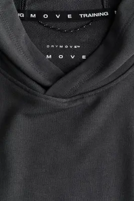 Hoodie de sport Regular Fit Recovery DryMove™ - Noir délavé — photo 2