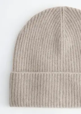 Bonnet en cachemire - Beige — photo 2