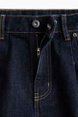 Barrel Regular Waist Jeans - Bleu denim foncé — photo 5